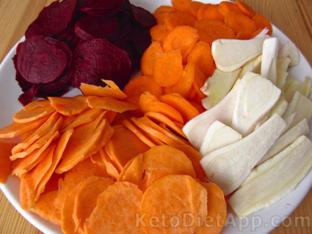 LowCarb Mixed Vegetable Chips KetoDiet Blog