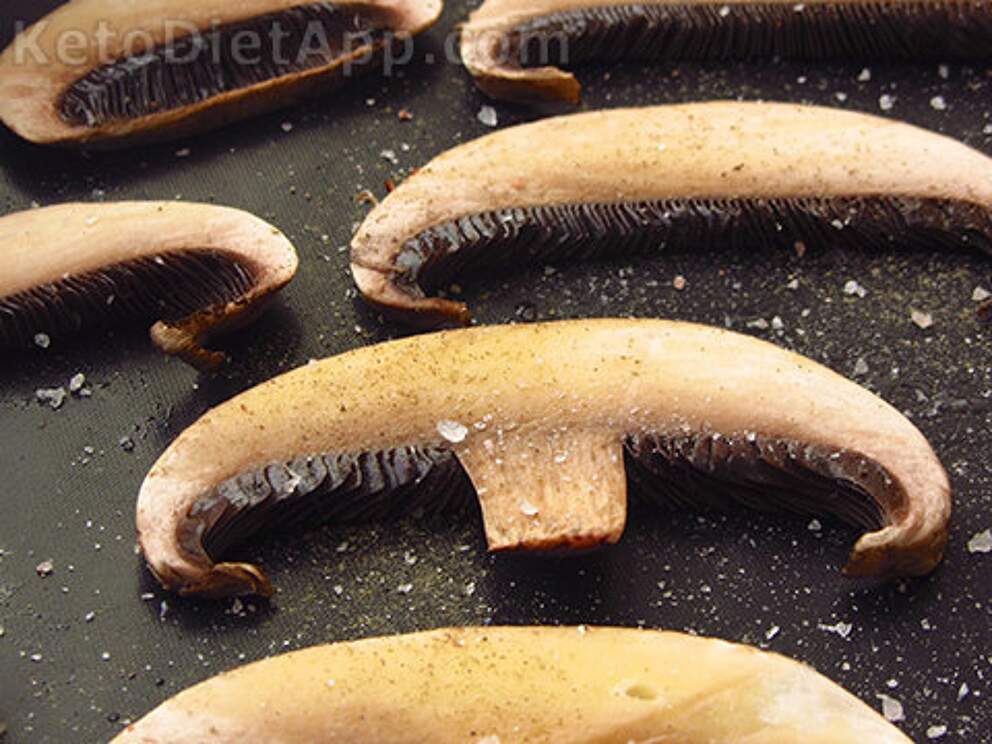 Easy LowCarb Mushroom Chips KetoDiet Blog