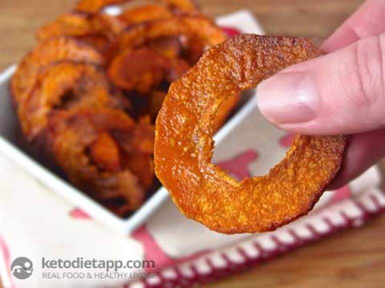 Pumpkin Pie Spiced Butternut Chips KetoDiet Blog