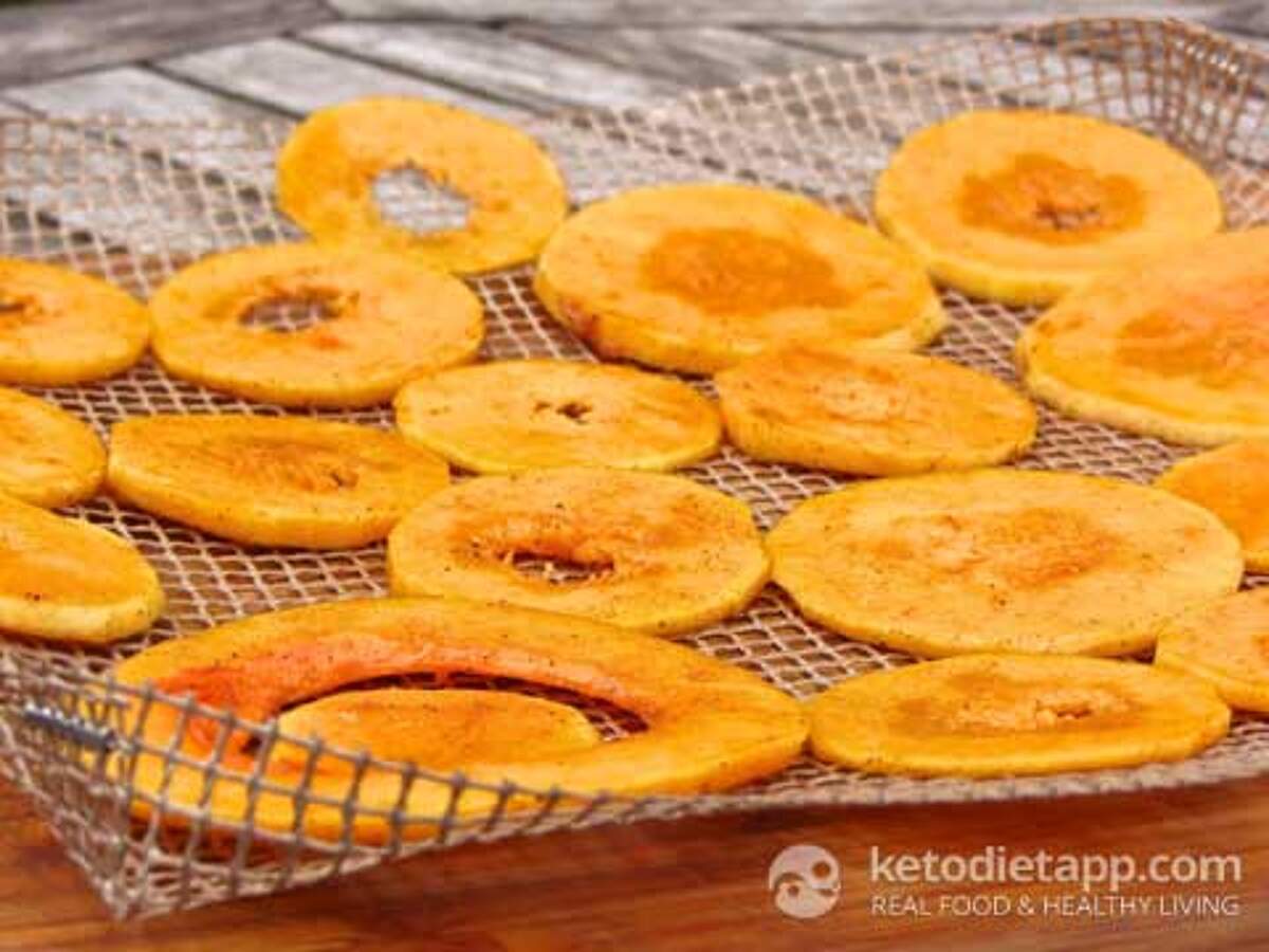 Pumpkin Pie Spiced Butternut Chips KetoDiet Blog