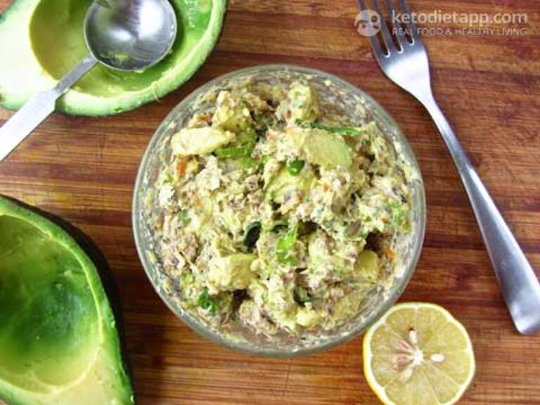 LowCarb Sardine Stuffed Avocado KetoDiet Blog