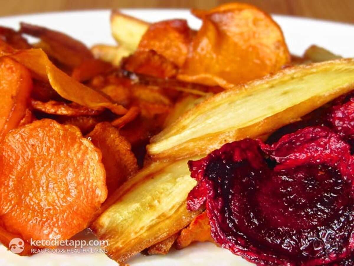 LowCarb Mixed Vegetable Chips KetoDiet Blog