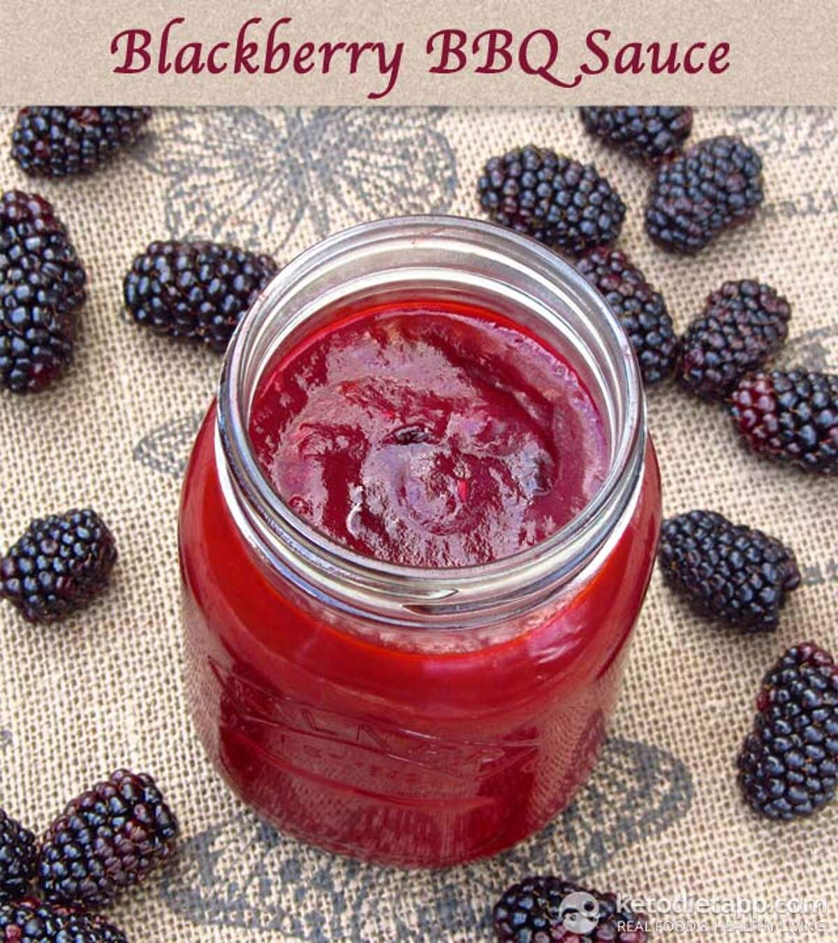LowCarb Blackberry BBQ Sauce KetoDiet Blog