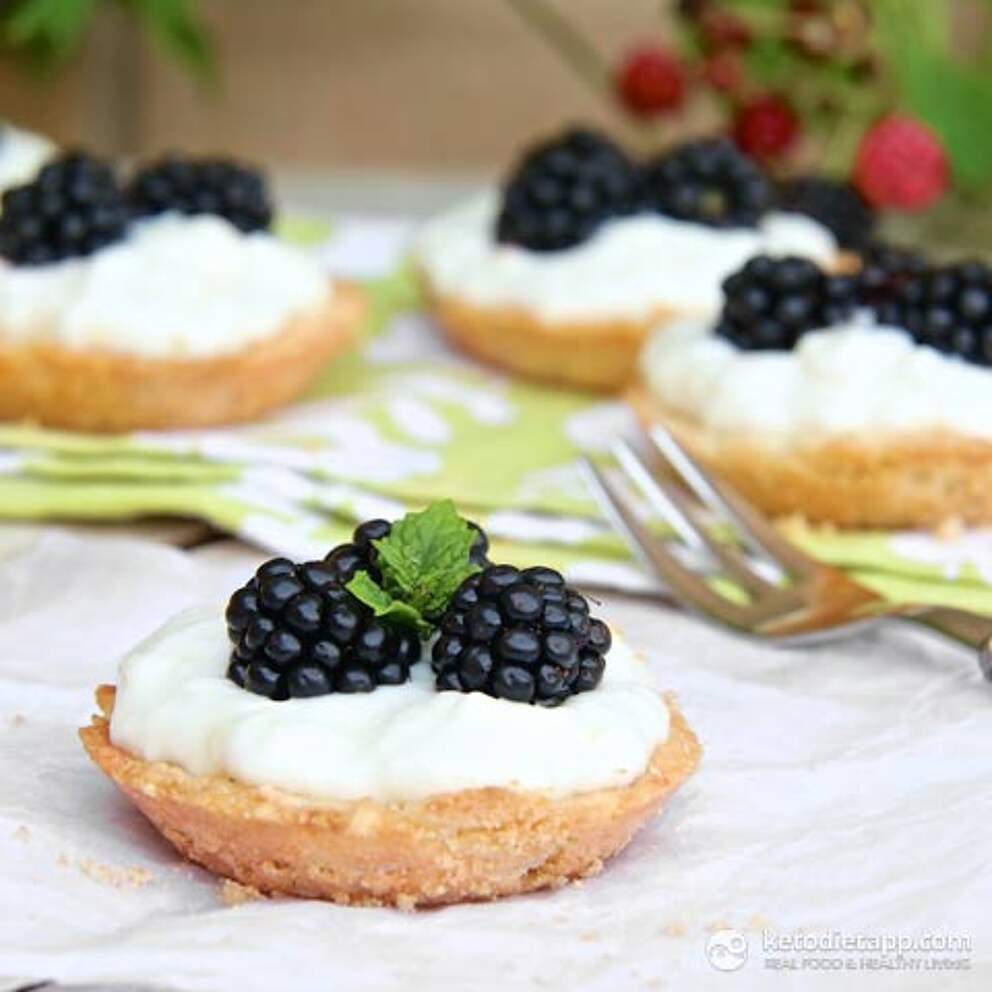 LowCarb Blackberry & Lemon Mini Tarts KetoDiet Blog