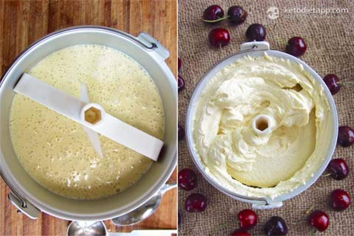 LowCarb Amarena Cherry IceCream KetoDiet Blog