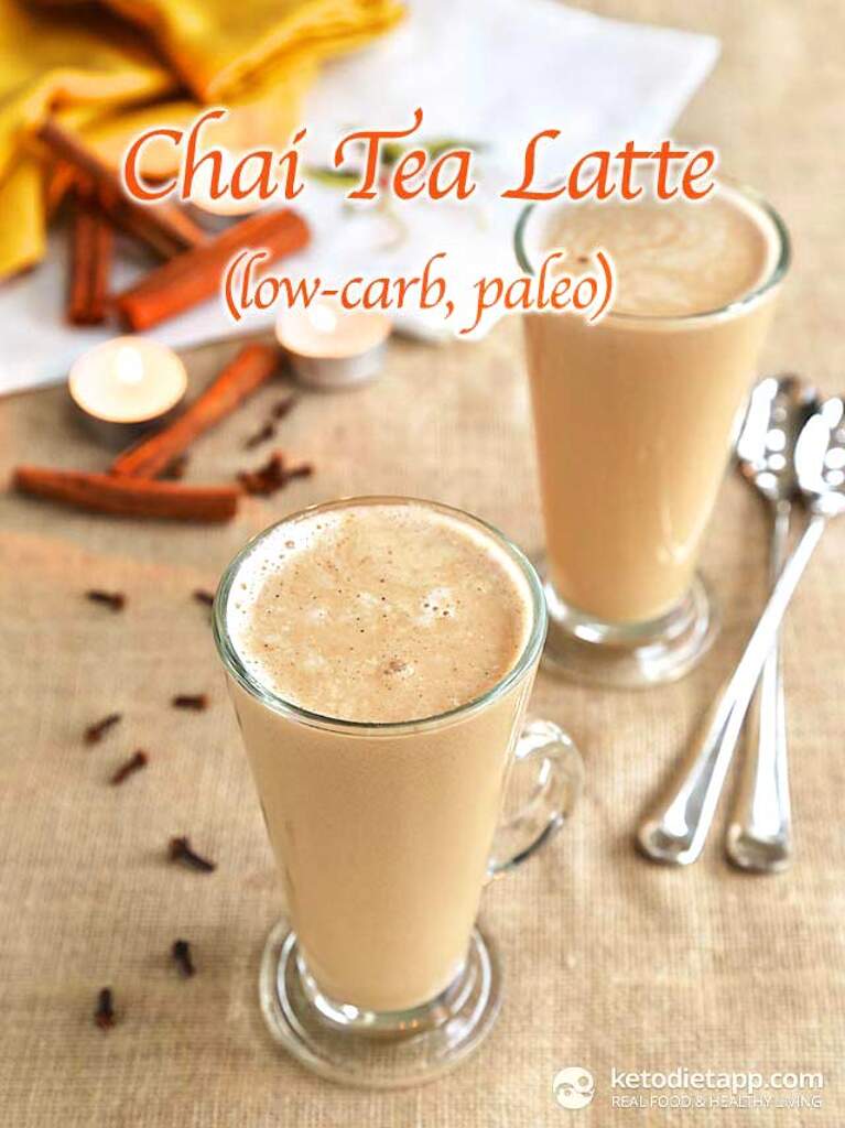 LowCarb Chai Tea Latte KetoDiet Blog