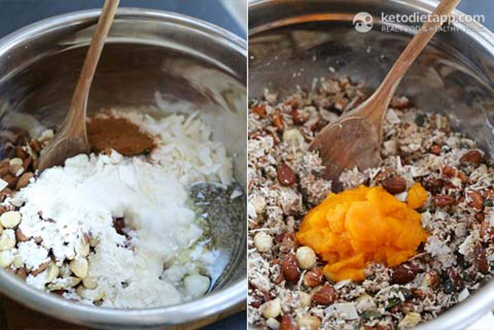 Keto Pumpkin Spiced Granola KetoDiet Blog
