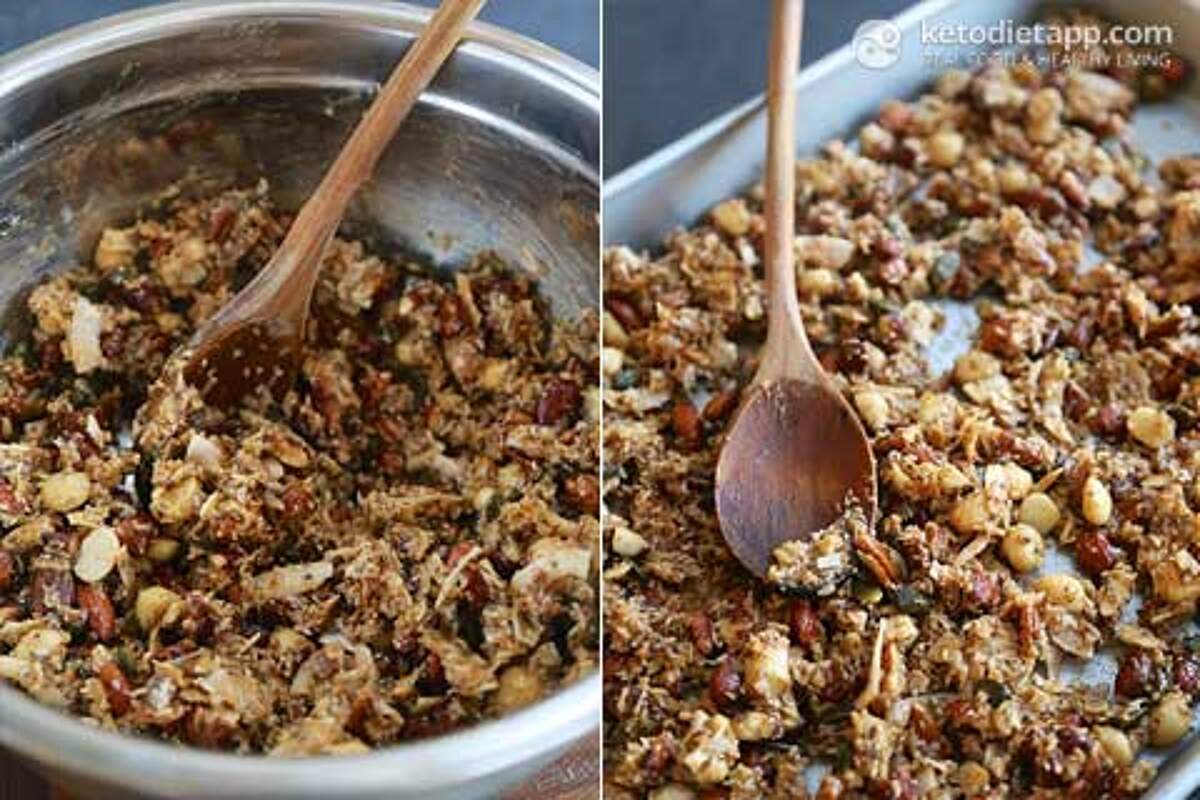 Keto Pumpkin Spiced Granola KetoDiet Blog