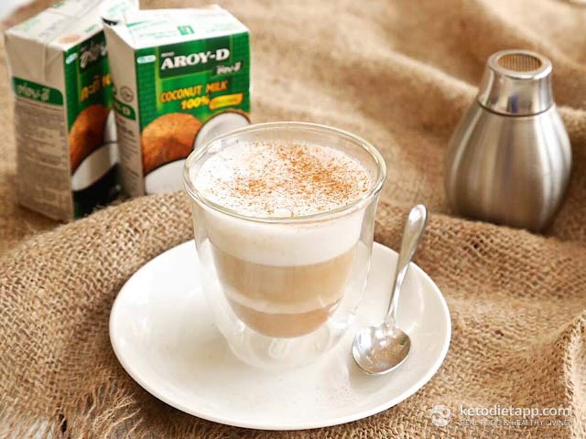 LowCarb DairyFree Cappuccino KetoDiet Blog