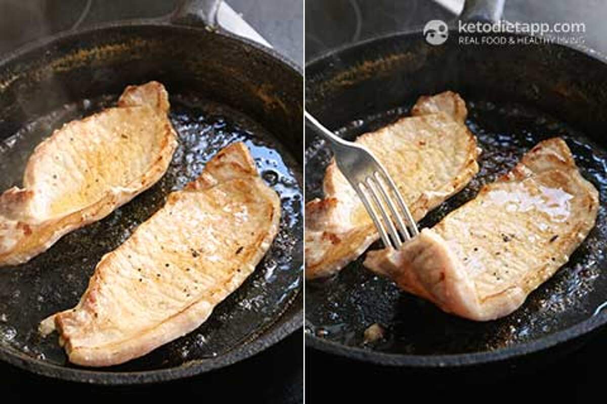 Easy Pork Chops with creamy Keto Gravy KetoDiet Blog