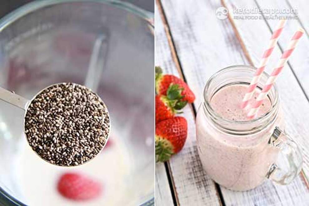 Strawberry Keto Milkshake KetoDiet Blog