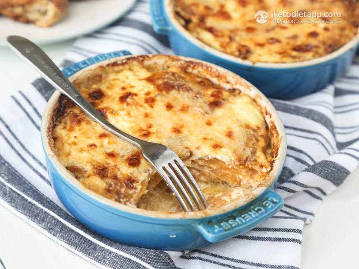 The Best LowCarb "Potato" Gratin KetoDiet Blog
