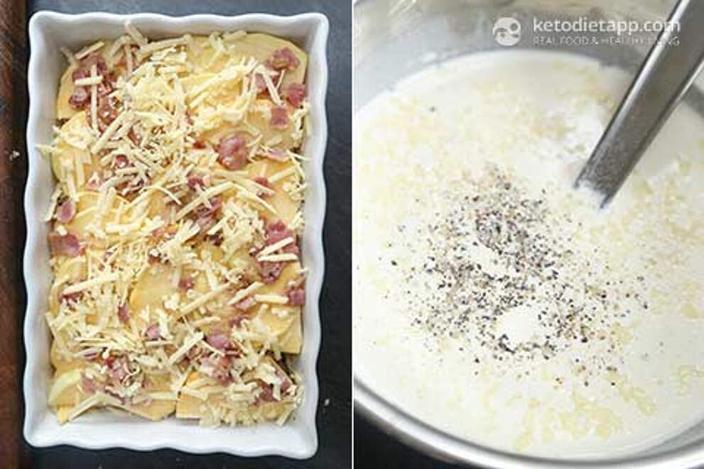 The Best LowCarb "Potato" Gratin KetoDiet Blog