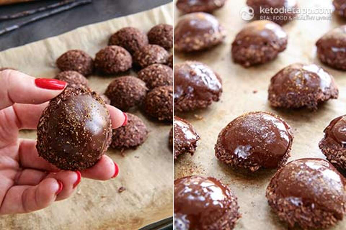 Keto Double Chocolate Macaroons KetoDiet Blog