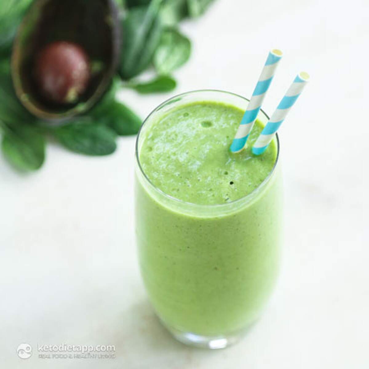 Creamy Keto Green Smoothie KetoDiet Blog