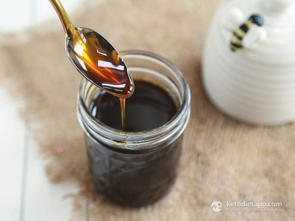Homemade SugarFree Maple Flavored Syrup KetoDiet Blog