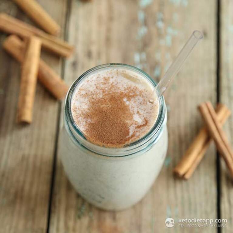 Creamy Keto Cinnamon Smoothie KetoDiet Blog