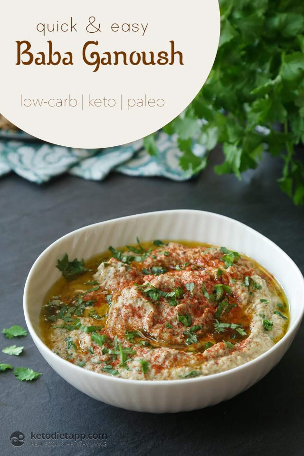Quick & Easy Baba Ganoush KetoDiet Blog