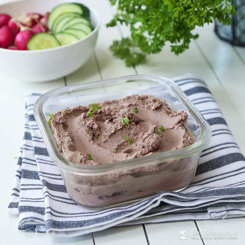 5Minute Chicken Liver Pâté KetoDiet Blog