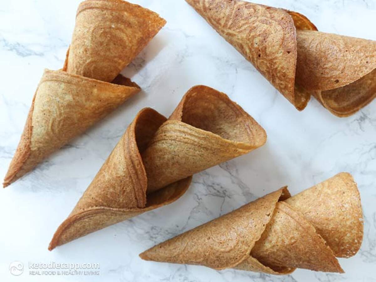 LowCarb Ice Cream Sugar Cones KetoDiet Blog