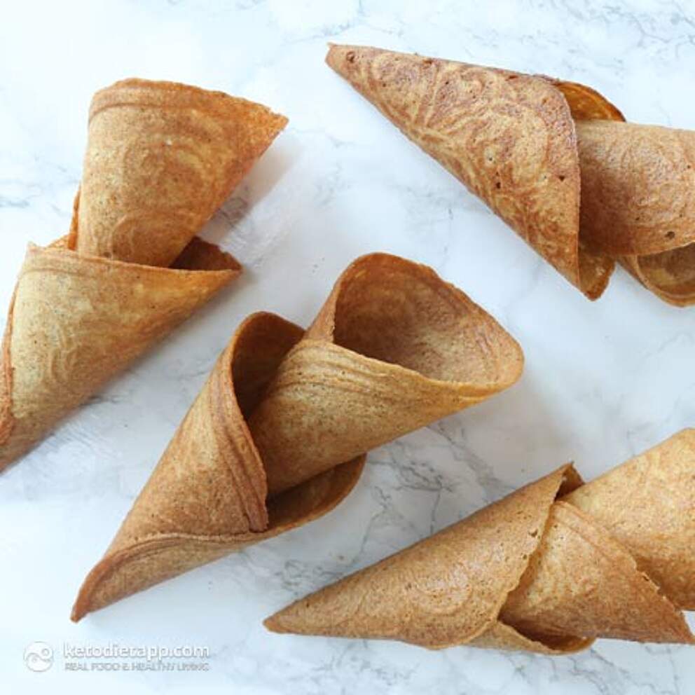 LowCarb Ice Cream Sugar Cones KetoDiet Blog
