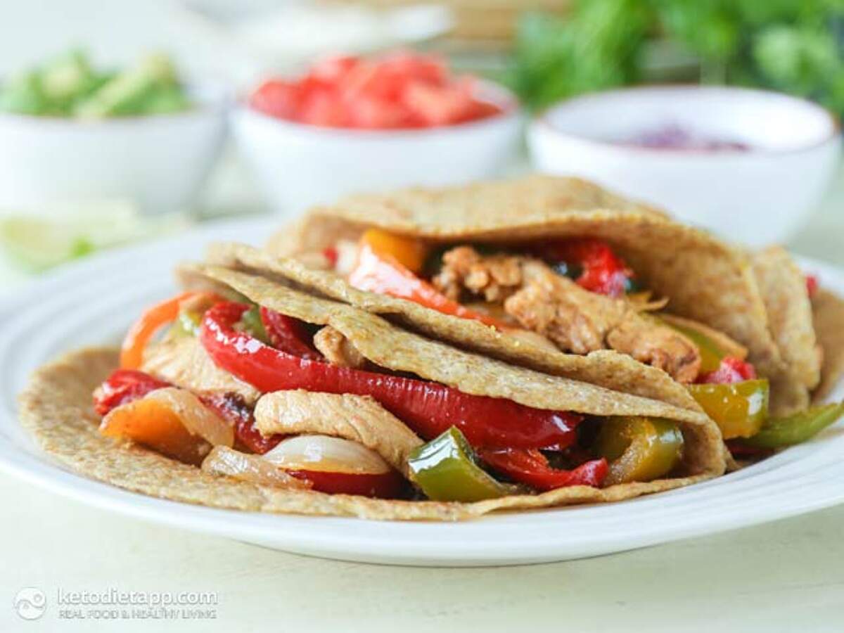 Keto Chicken Fajitas KetoDiet Blog