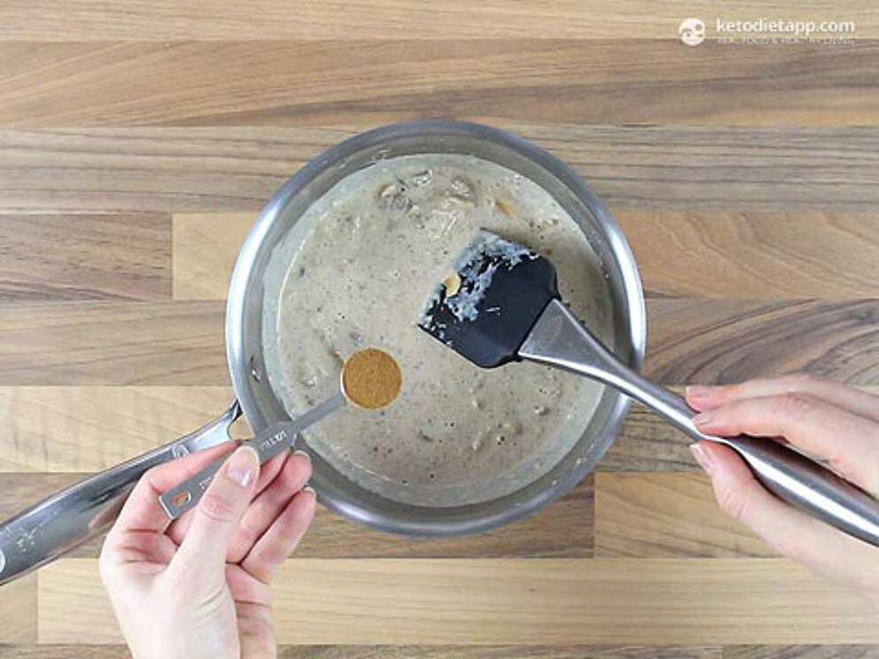 LowCarb Cinnamon & Pecan Keto Porridge KetoDiet Blog