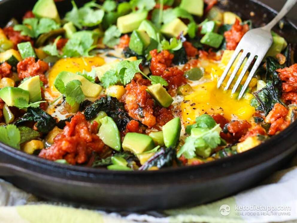 Keto Mexican Breakfast Skillet KetoDiet Blog