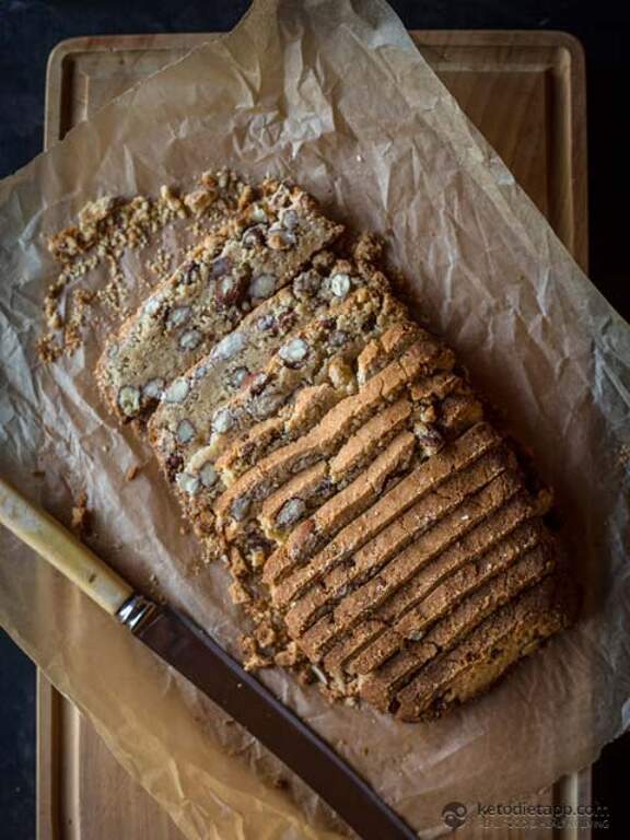 Crunchy Keto Almond Biscotti KetoDiet Blog