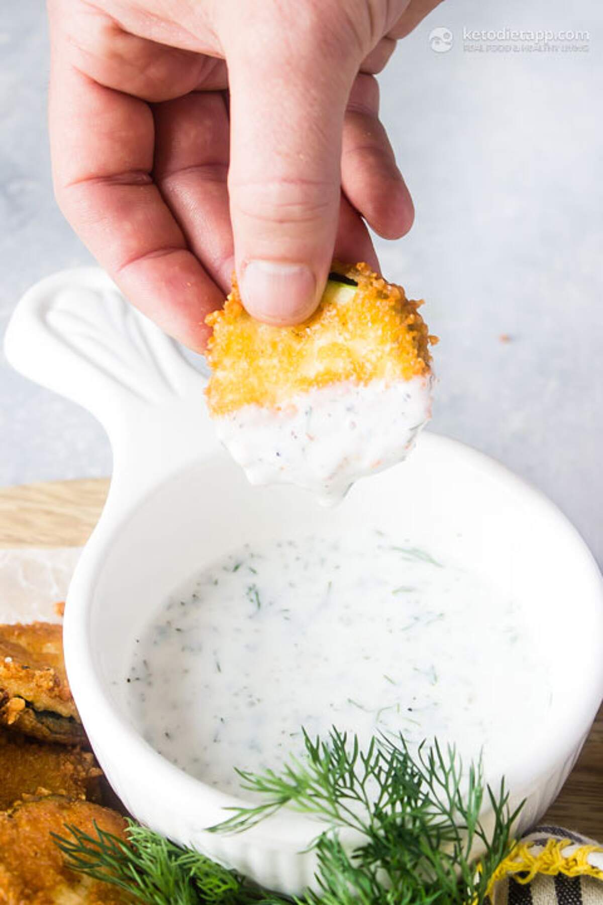 Garlic & Parmesan Keto Fried Zucchini KetoDiet Blog