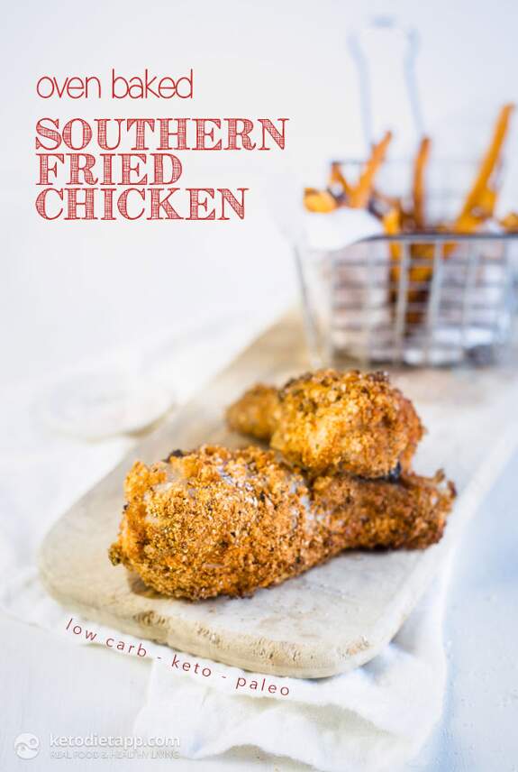 Oven Baked Keto Southern Fried Chicken KetoDiet Blog