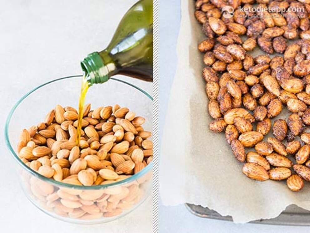 LowCarb BBQ Roasted Almonds KetoDiet Blog