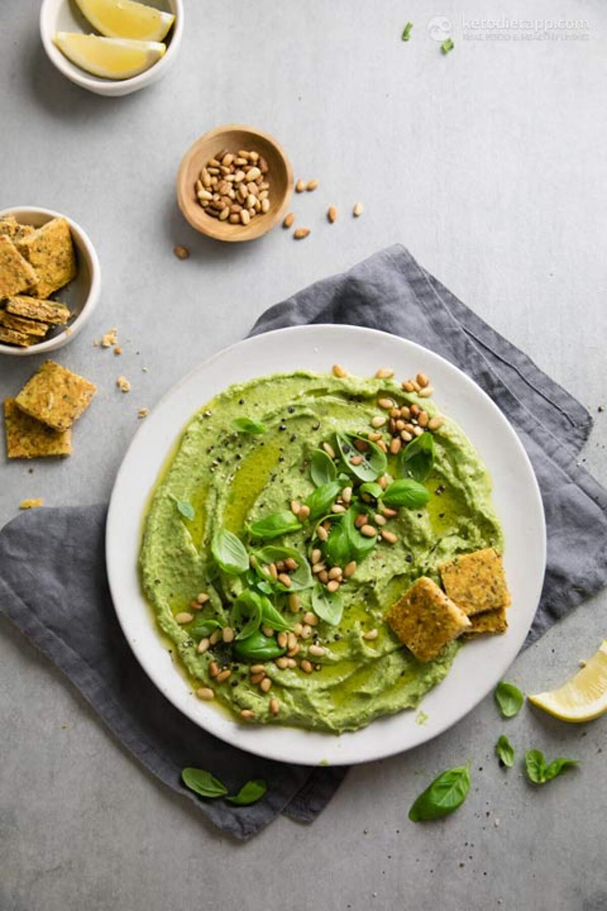 Keto Avocado & Basil Dip KetoDiet Blog
