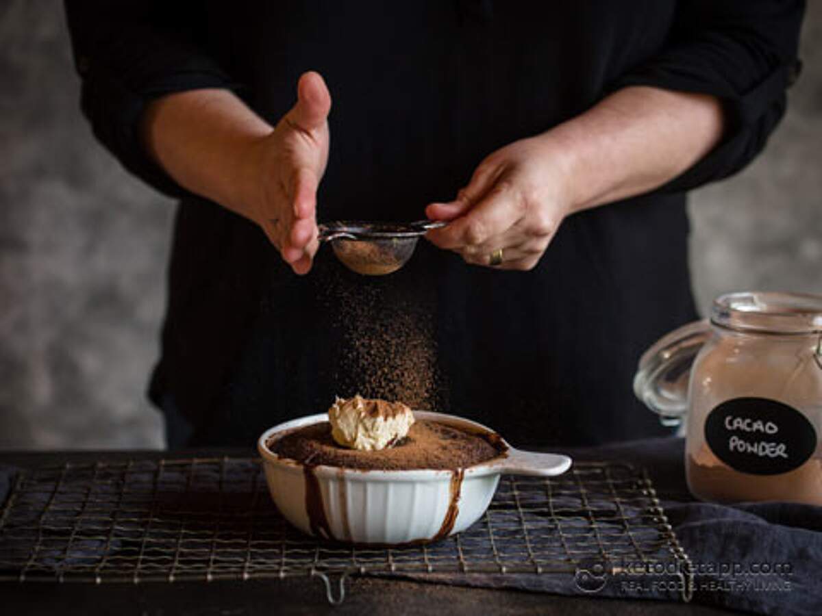 Keto Chocolate & Orange SelfSaucing Pudding KetoDiet Blog