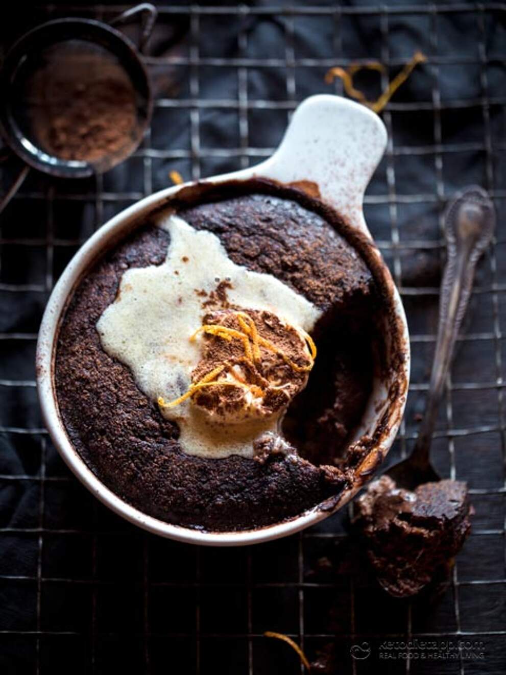 Keto Chocolate & Orange SelfSaucing Pudding KetoDiet Blog
