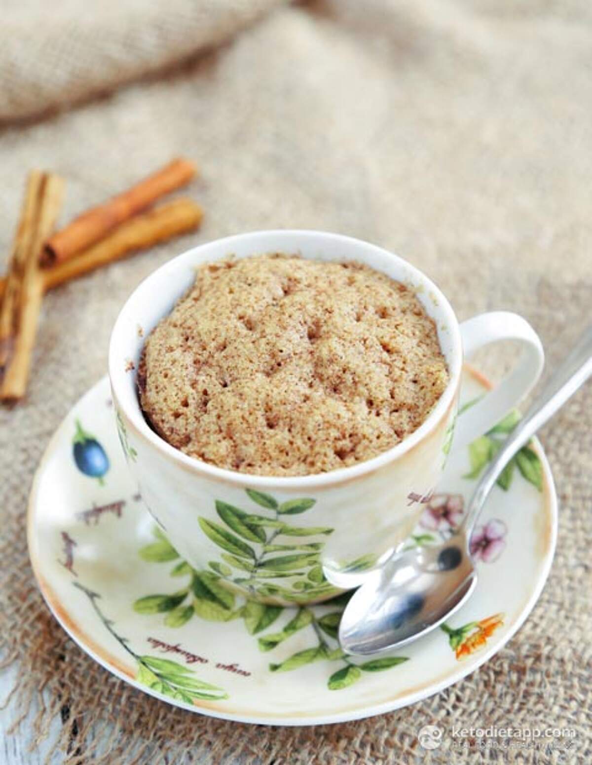 Cinnamon Keto Mug Cake KetoDiet Blog