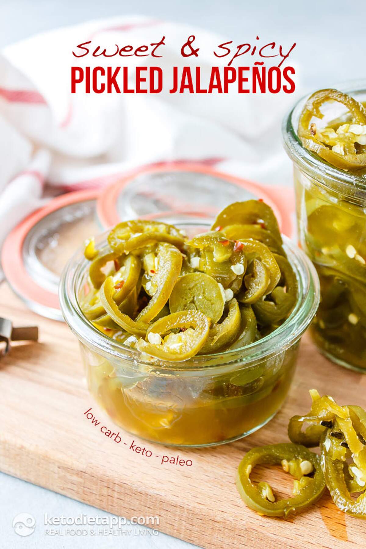 Sweet & Spicy Pickled Jalapeños KetoDiet Blog