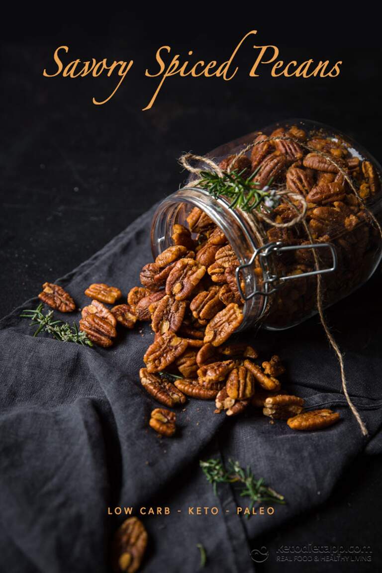 Keto Savory Spiced Pecans KetoDiet Blog