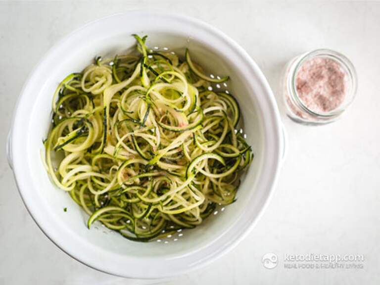 LowCarb Zucchini Noodle Alfredo KetoDiet Blog