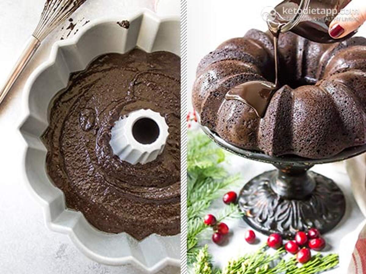 Keto Chocolate Zucchini Bundt Cake KetoDiet Blog