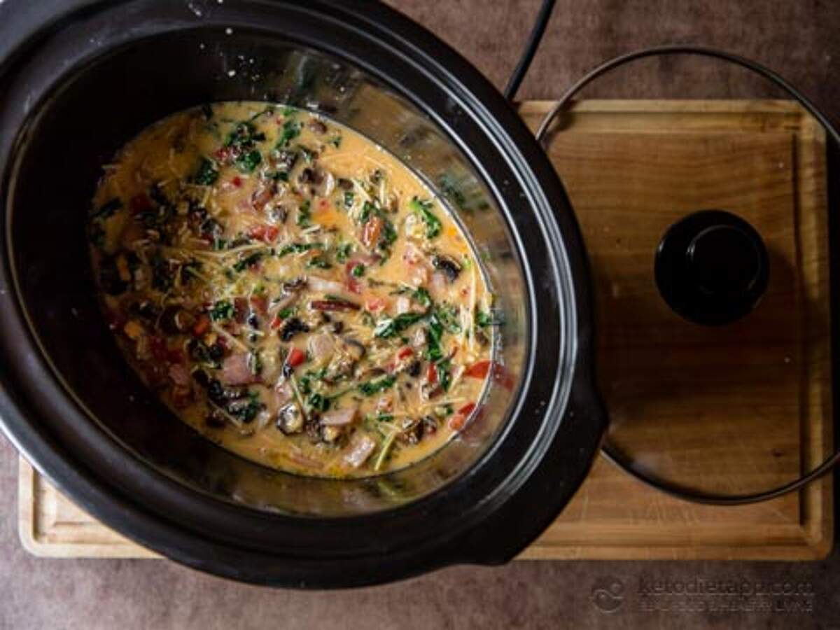 Keto Slow Cooker Breakfast Casserole KetoDiet Blog