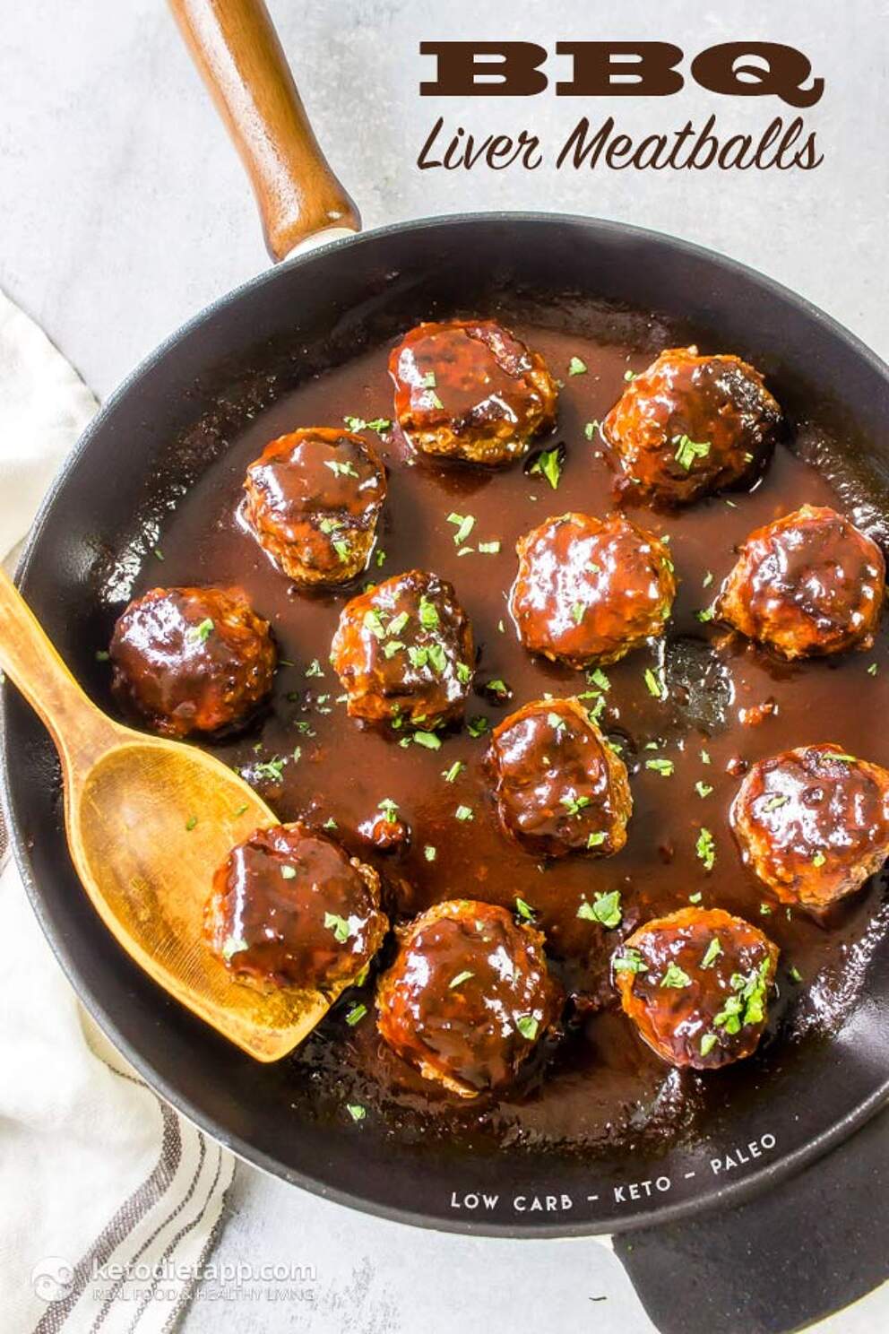 Keto BBQ Liver Meatballs KetoDiet Blog