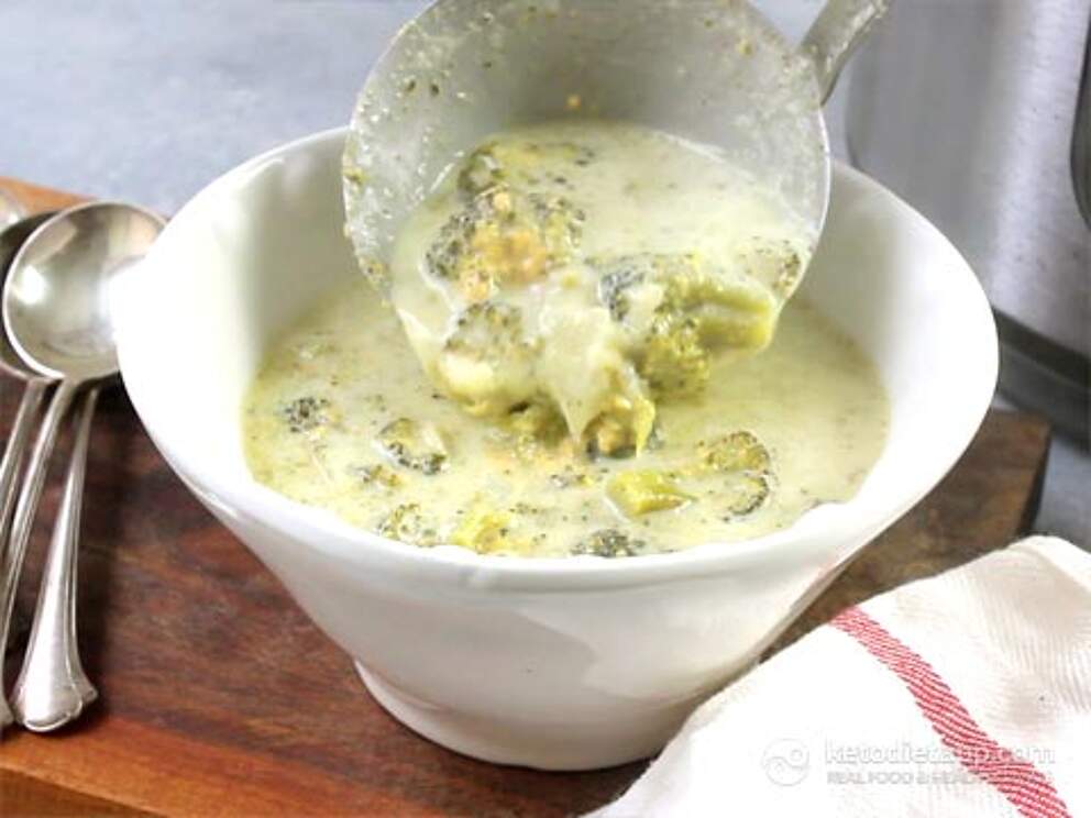 Instant Pot Broccoli Cheese Soup KetoDiet Blog