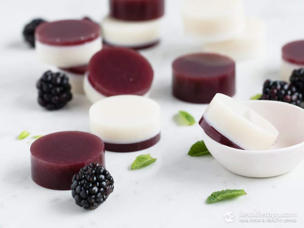 Blackberry & Coconut SweetenerFree Keto Jellies KetoDiet Blog