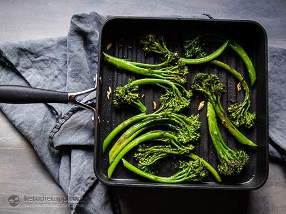 LowCarb Chargrilled Broccolini KetoDiet Blog