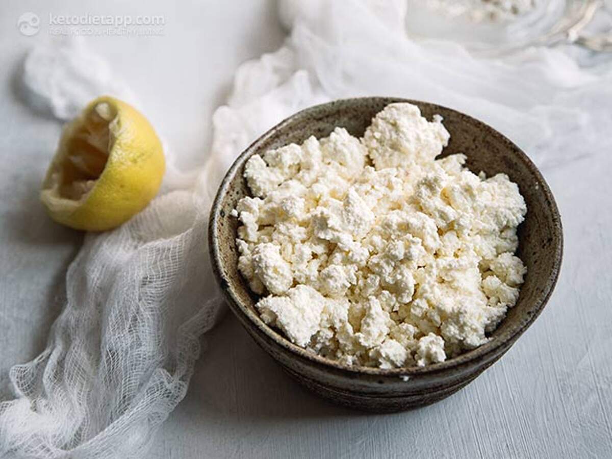 How To Make Homemade Ricotta Cheese KetoDiet Blog