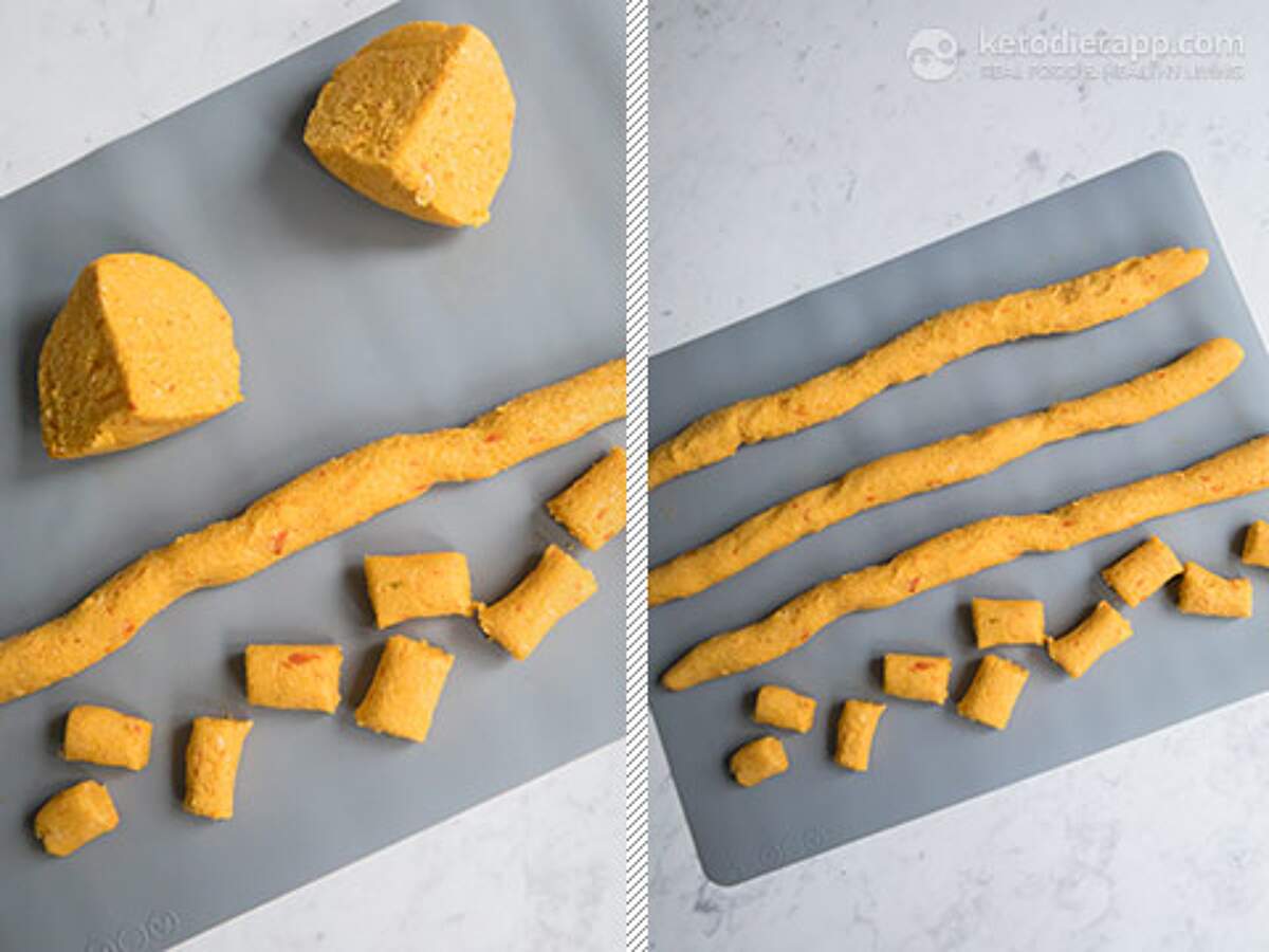 LowCarb Pumpkin Gnocchi with Cheese & Pesto KetoDiet Blog