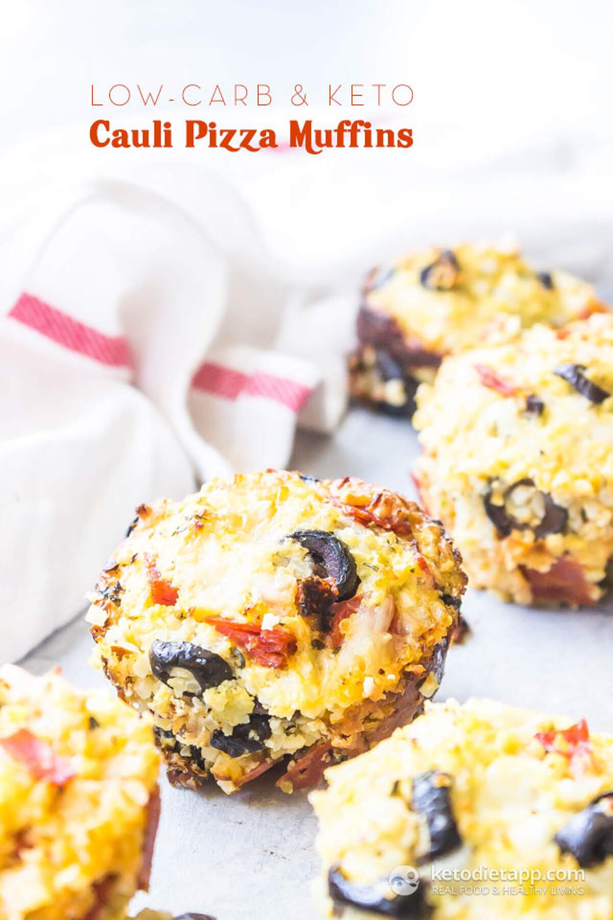 Keto Cauliflower Pizza Muffins KetoDiet Blog