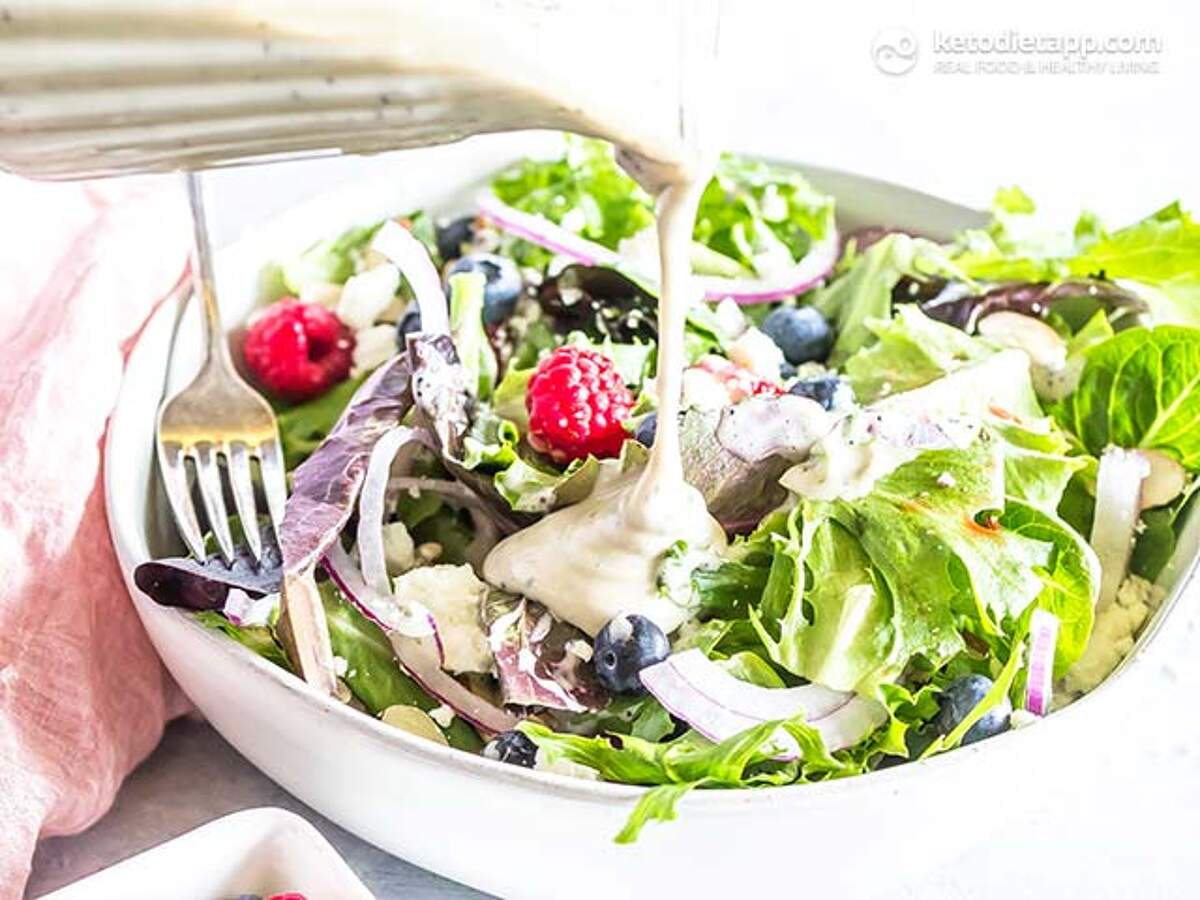 Easy Keto Berry Side Salad KetoDiet Blog
