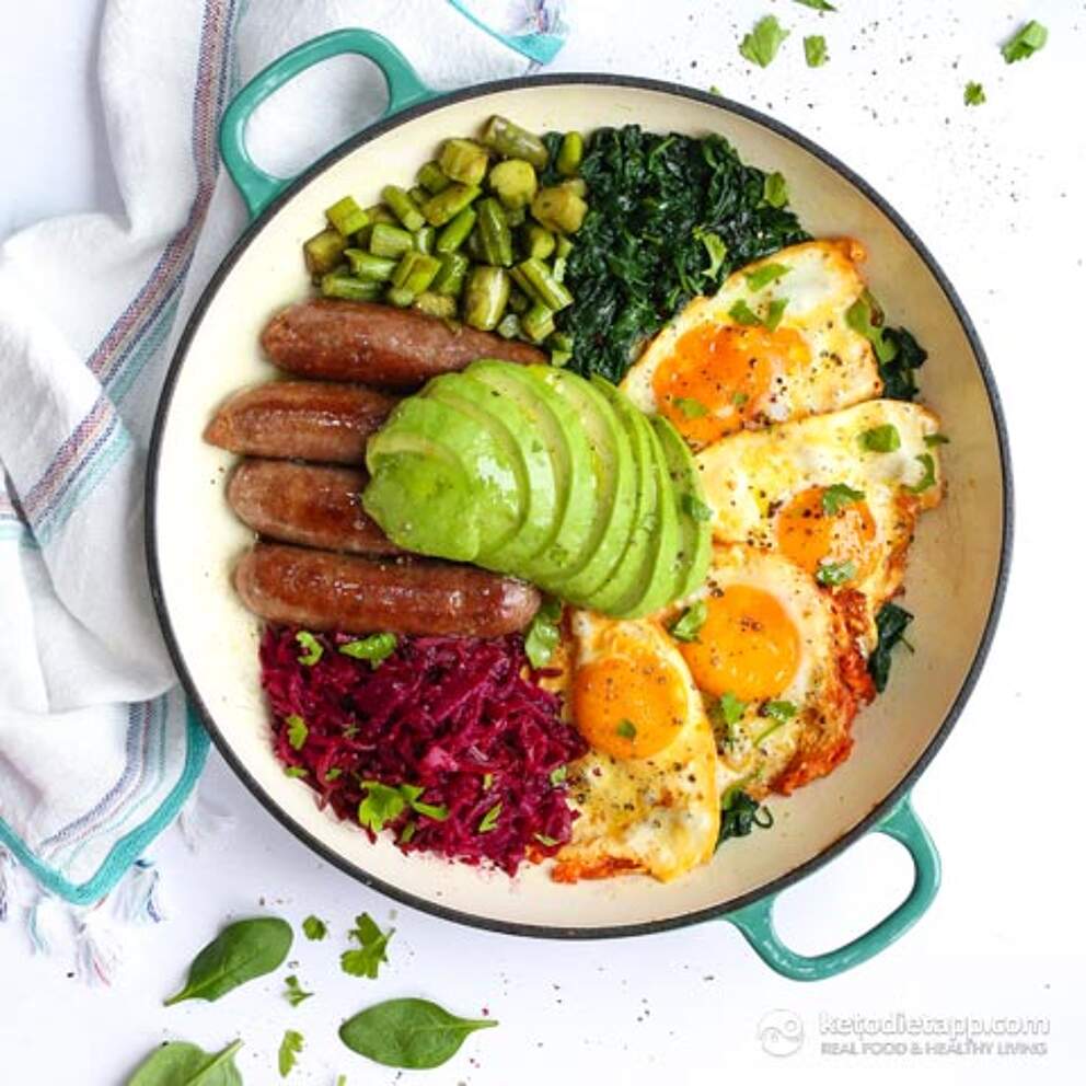 Keto Superfood All Day Breakfast Skillet KetoDiet Blog